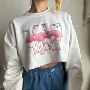 Vintage Cropped Sweatshirt
